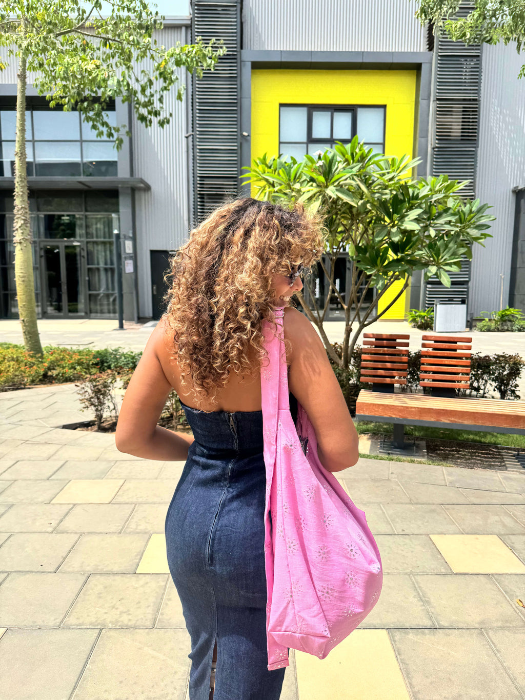 Pink Hobo Bag