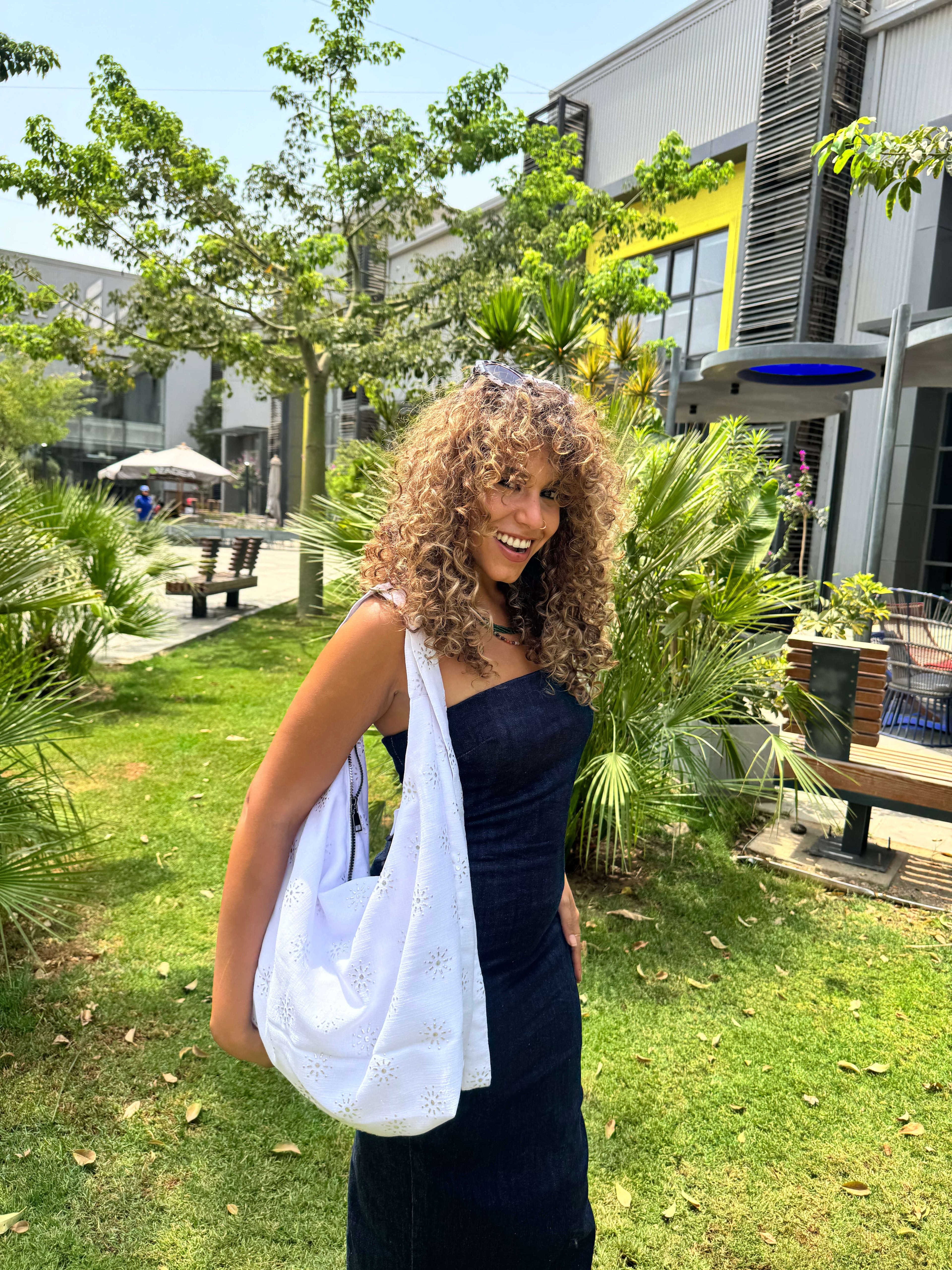 White hobo Bag