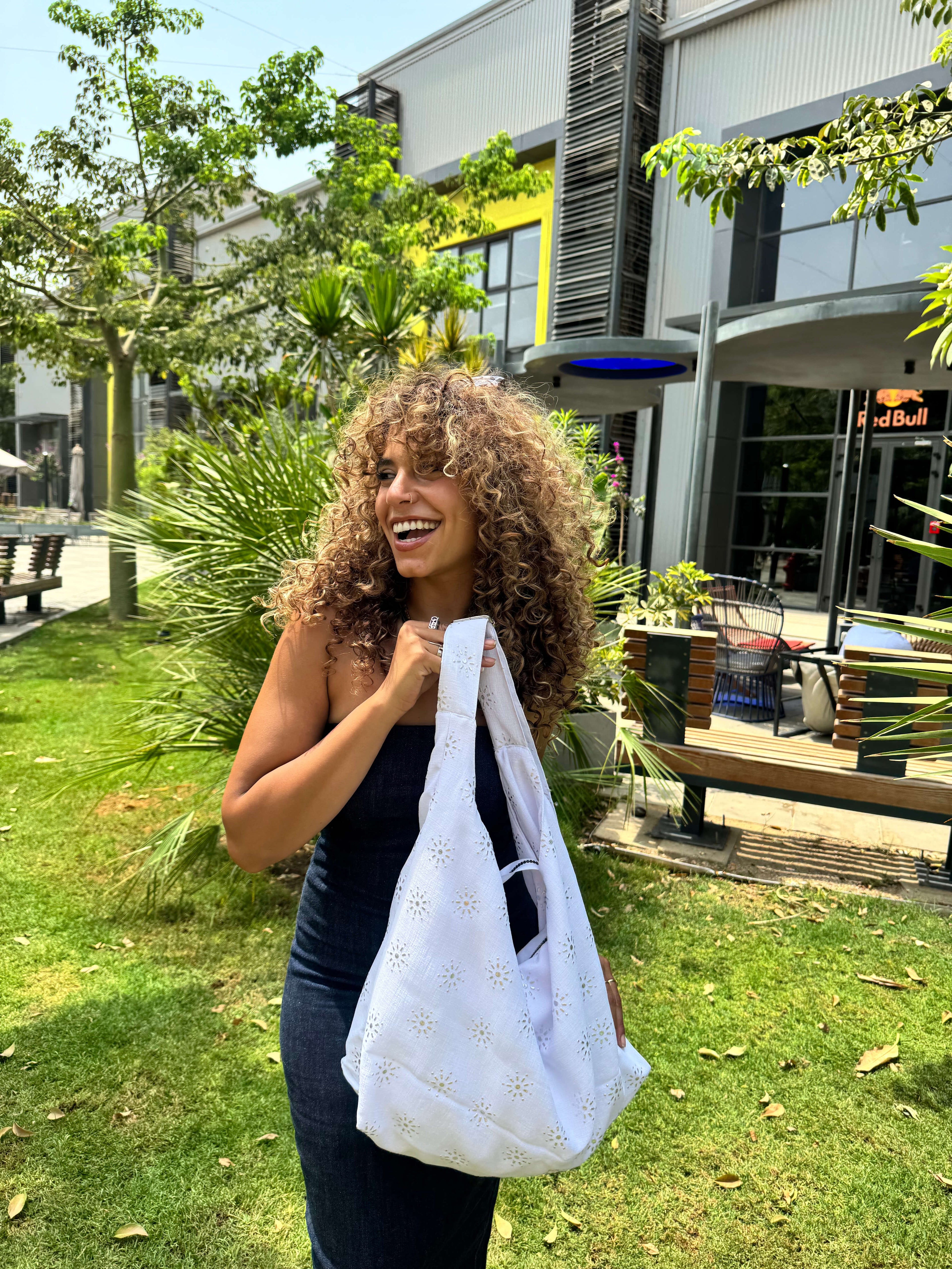 White hobo Bag