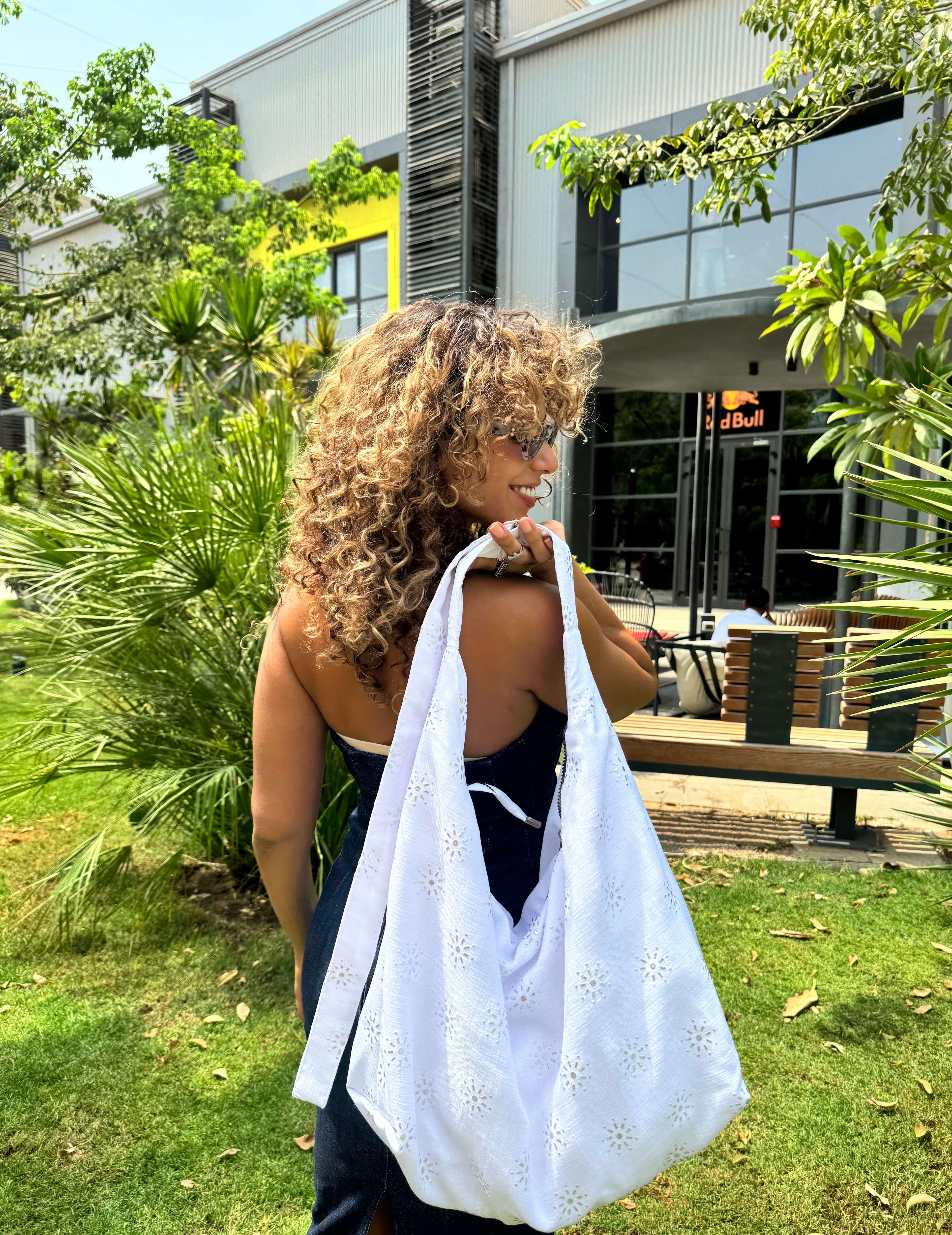 White hobo Bag