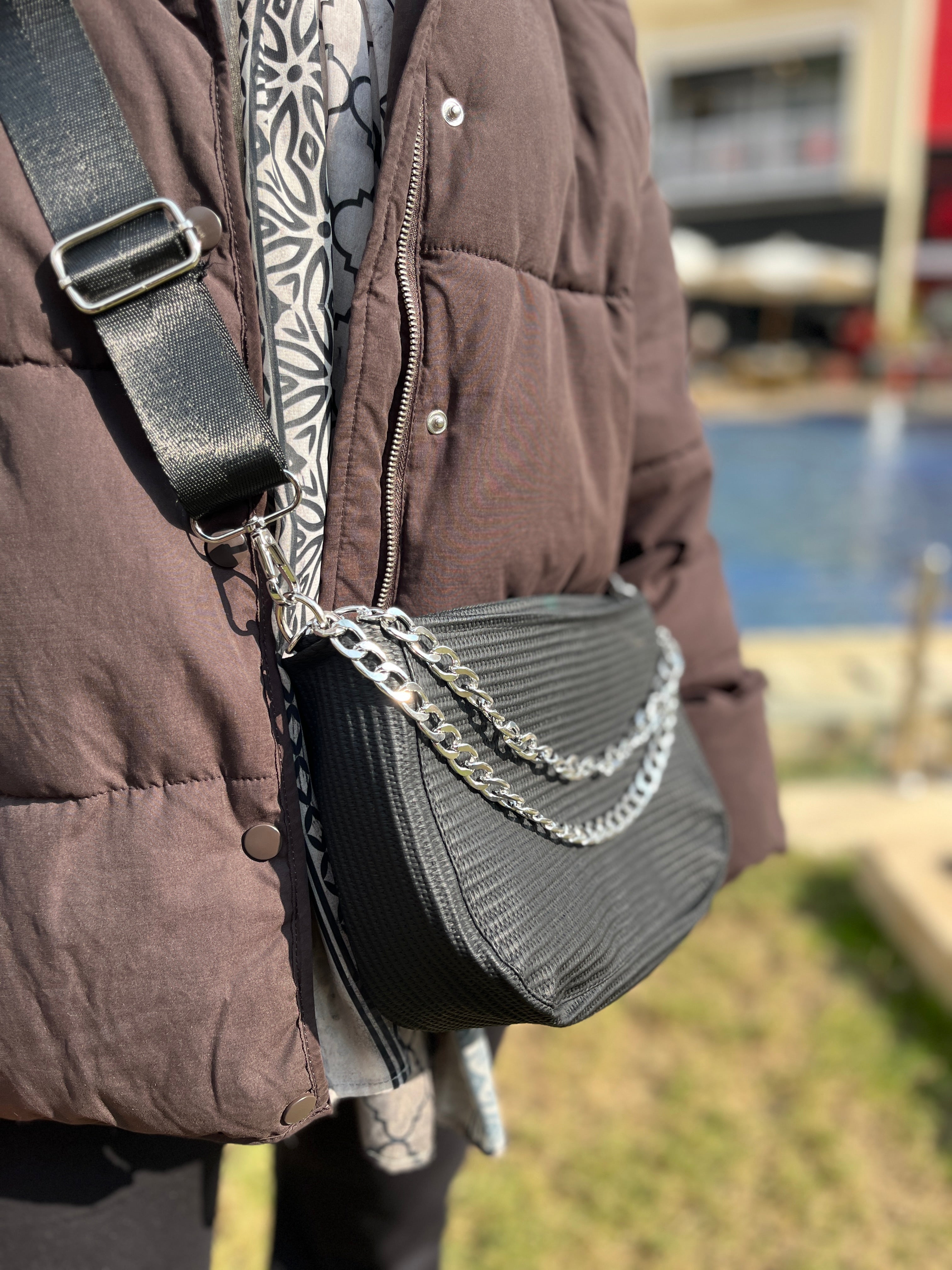 Cross Ribbed Bag