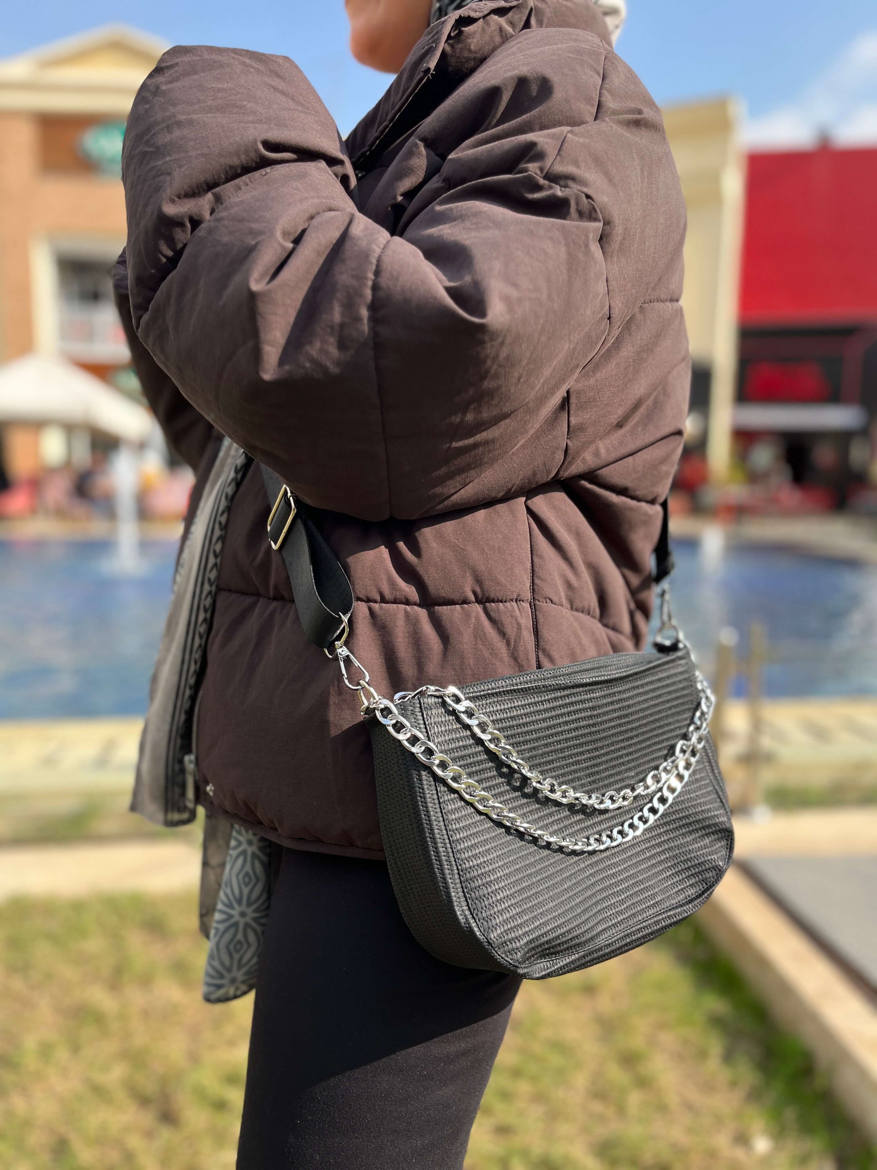 Cross Ribbed Bag